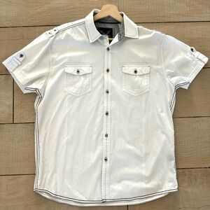 Drill Clothing Company Men's Lightweight Button Down Shirt Size Large